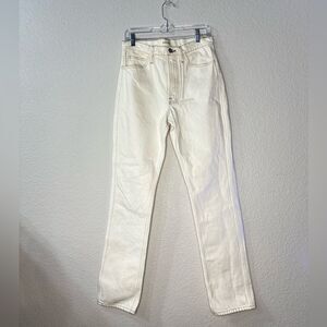 FRAME Ivory straight leg jeans size 28